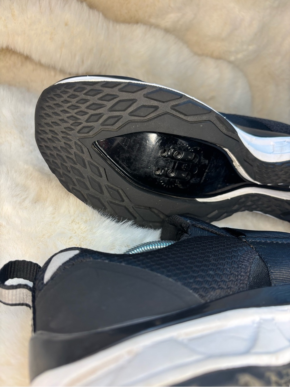 TIEM Slipstream Black Indoor Cycling Shoes SPD Compatible Women's 8.5 - Picture 6 of 12